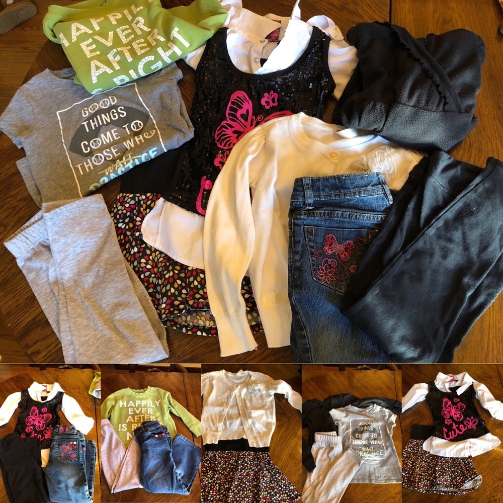 Girl Bundle 19 outfits size 4/5 mix match options